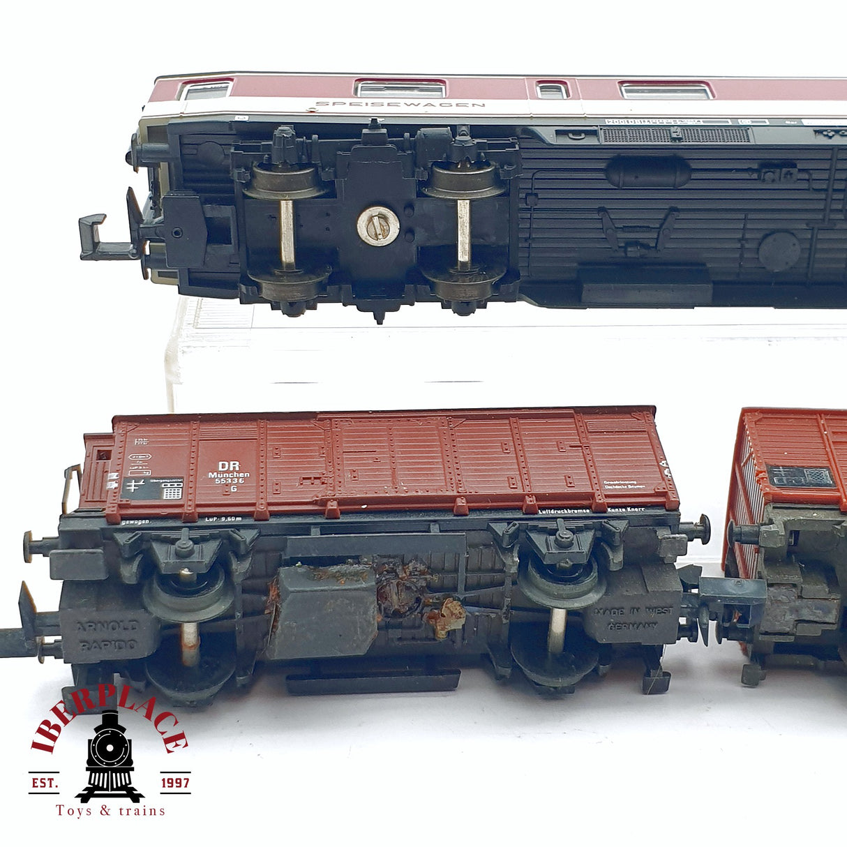 ♻️ 2da mano - Fleischmann Arnold vagones para piezas o repuestos N escala 1:160