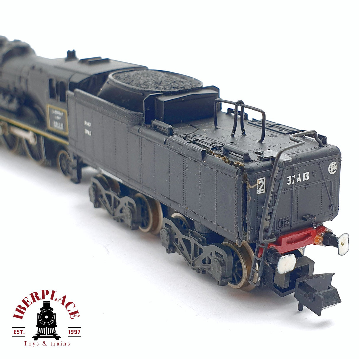 ♻️ 2da mano - Rivarossi 2197 Locomotora de vapor para restaurar 231E 13 SNCF N escala 1:160