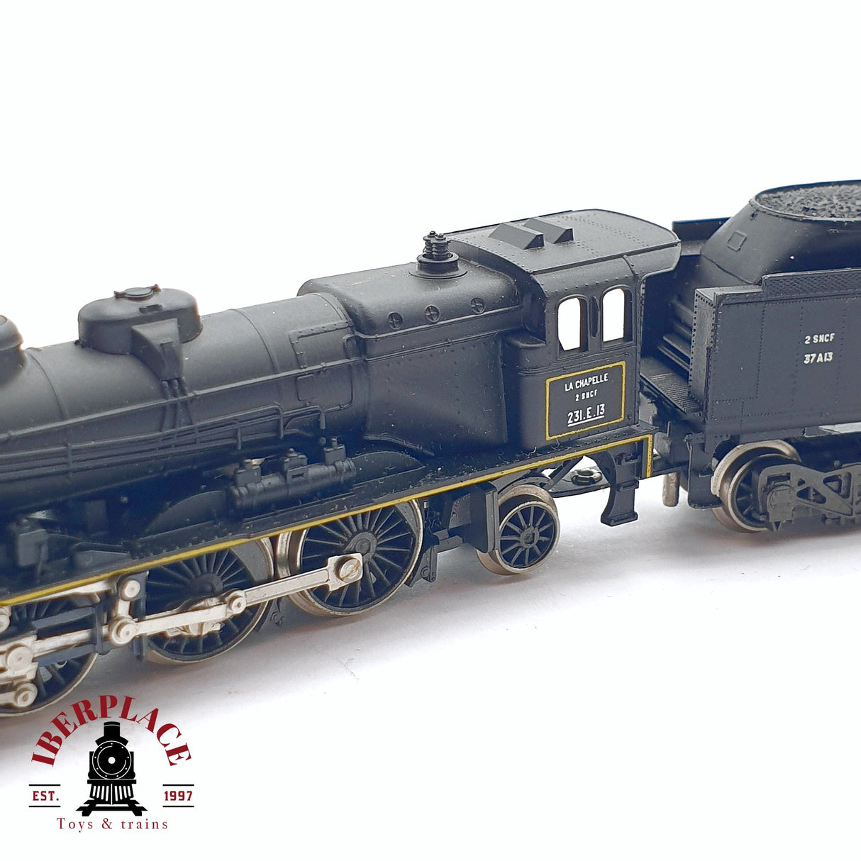 ♻️ 2da mano - Rivarossi 2197 Locomotora de vapor para restaurar 231E 13 SNCF N escala 1:160