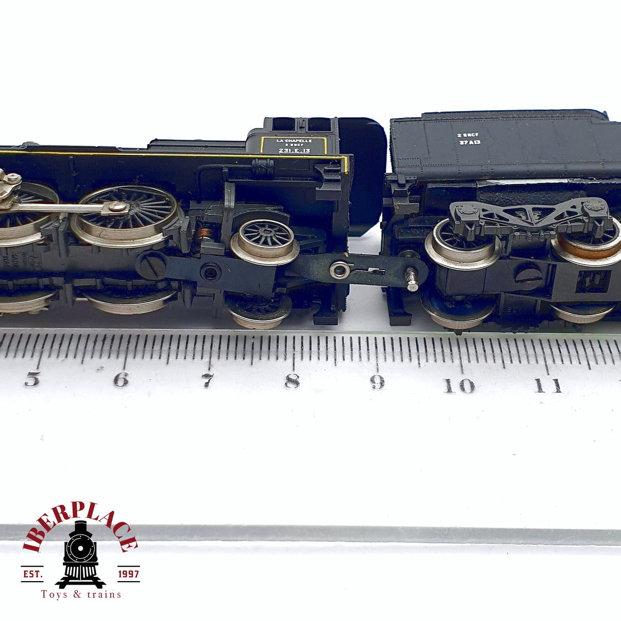 ♻️ 2da mano - Rivarossi 2197 Locomotora de vapor para restaurar 231E 13 SNCF N escala 1:160