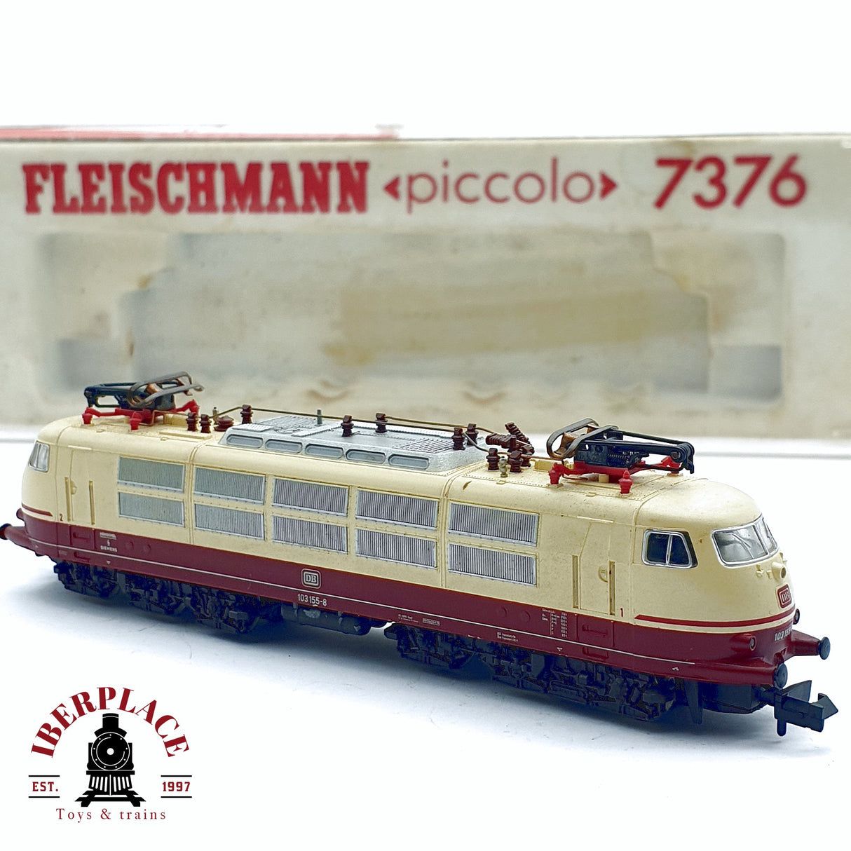 💡♻️ 2da mano - Fleischmann 7376 Locomotora eléctrica DB 103 155-8 N escala 1:160