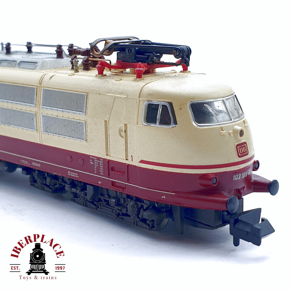 💡♻️ 2da mano - Fleischmann 7376 Locomotora eléctrica DB 103 155-8 N escala 1:160