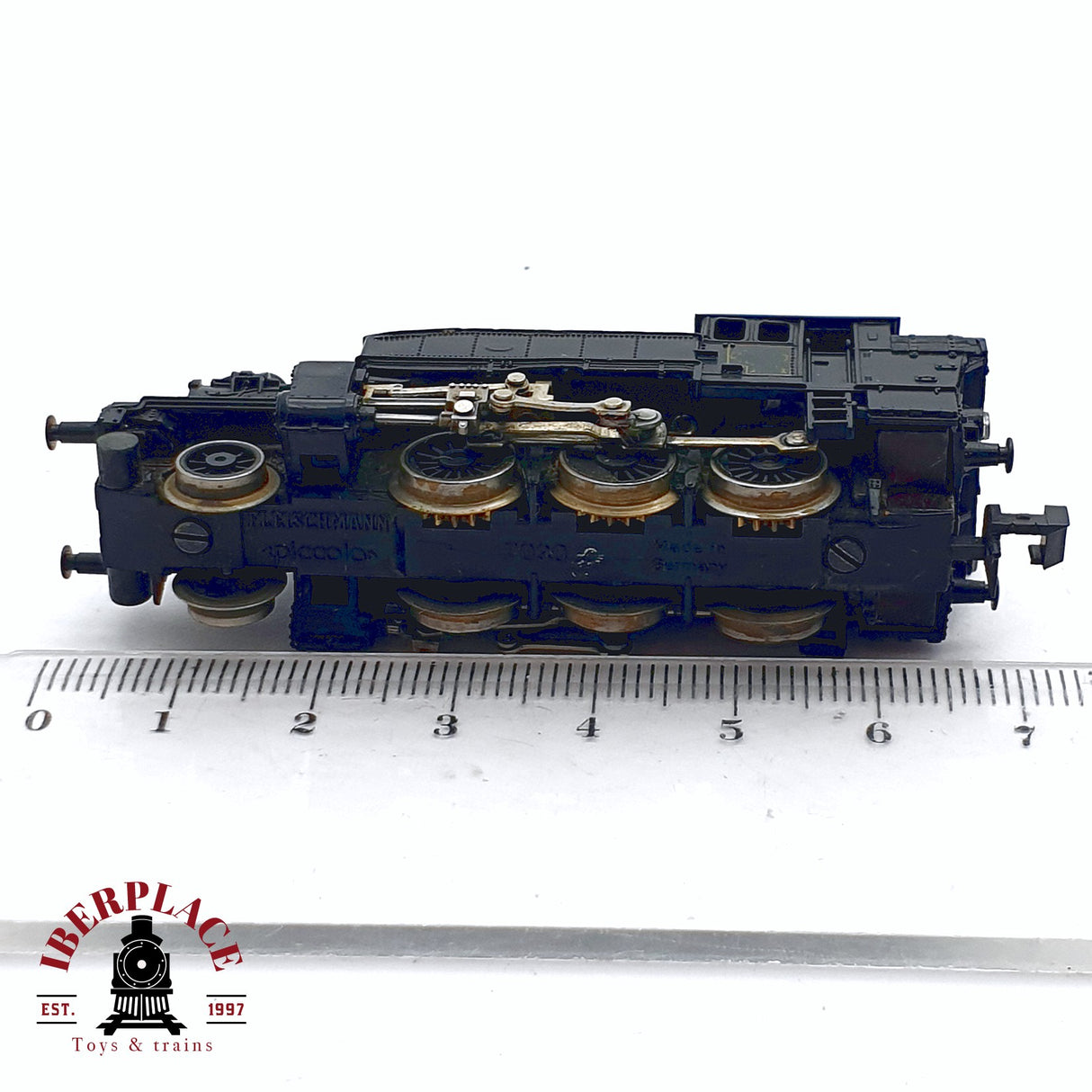💡♻️ 2da mano - Fleischmann 7031 Locomotora de vapor Negra N escala 1:160