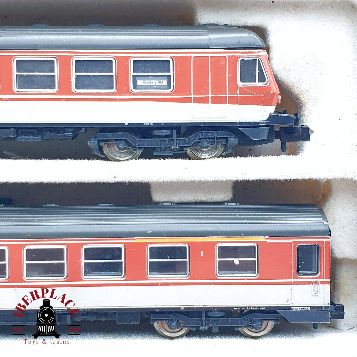 ♻️ 2da mano - Fleischmann 7430 tren Diesel de pasajeros DB para restaurar N escala 1:160