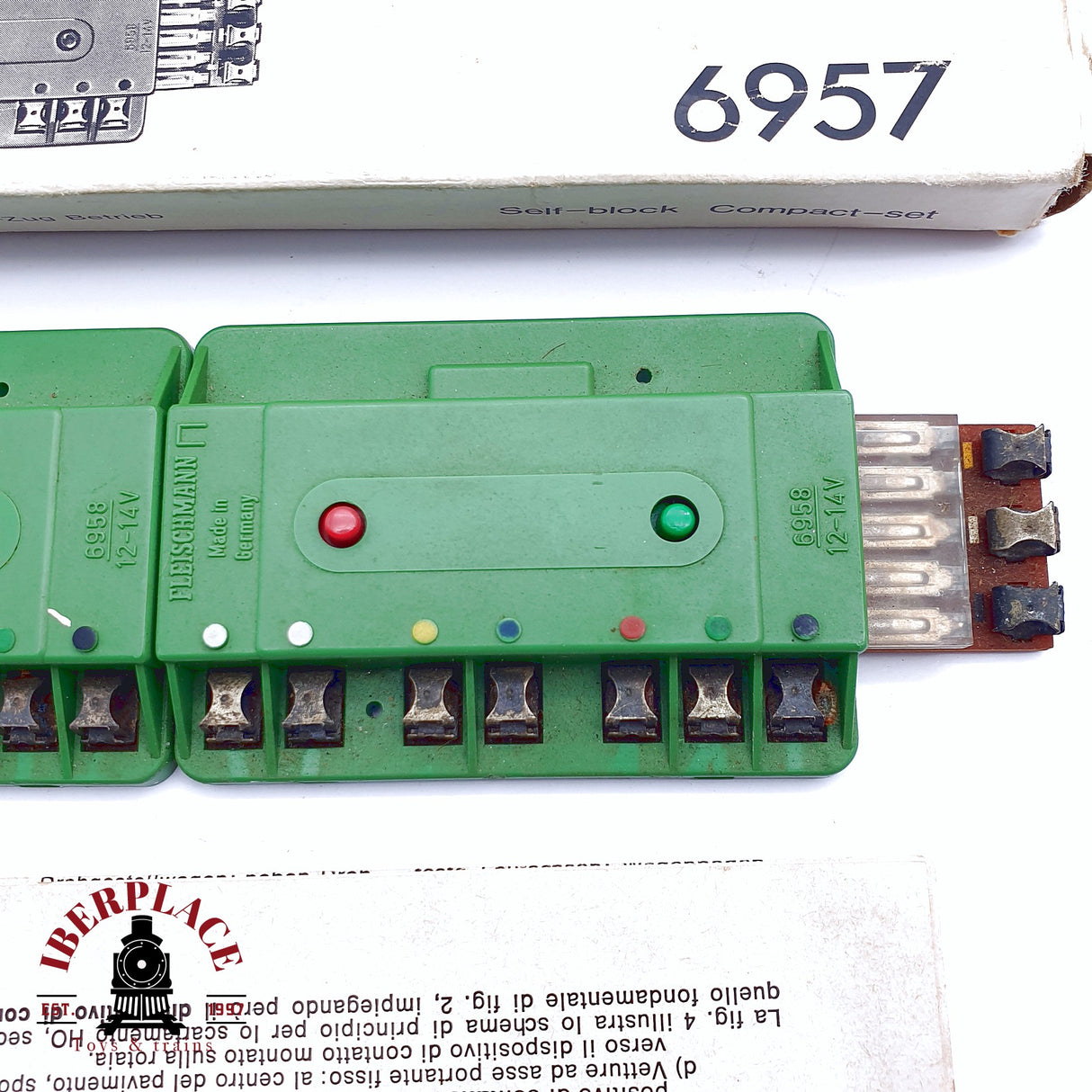 ♻️ 2da mano - Fleischmann 6957 Unidades de mando en bloque H0 escala 1:87