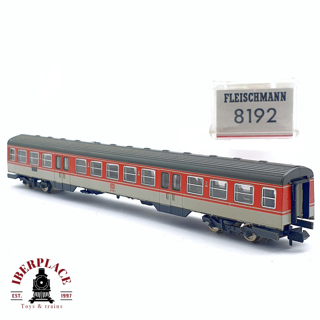 ♻️ 2da mano - Fleischmann 8192 vagón pasajeros DB clase 2 N escala 1:160