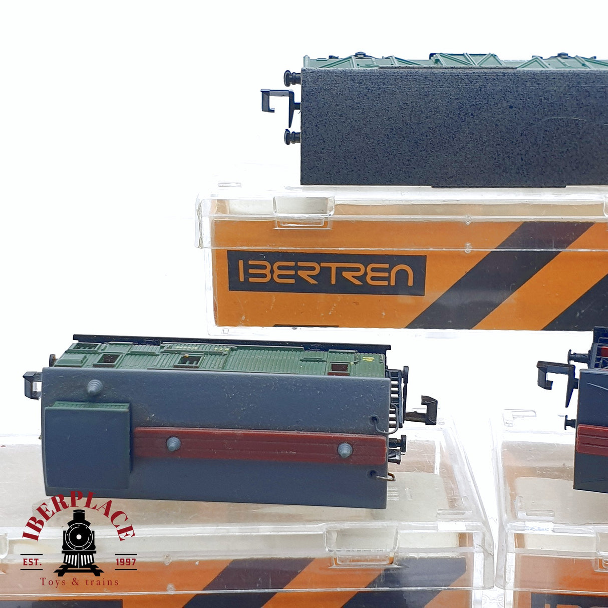 ♻️ 2da mano - IBERTREN 5x 247 371 223 vagones pasajero y equipajes RENFE N escala 1:160