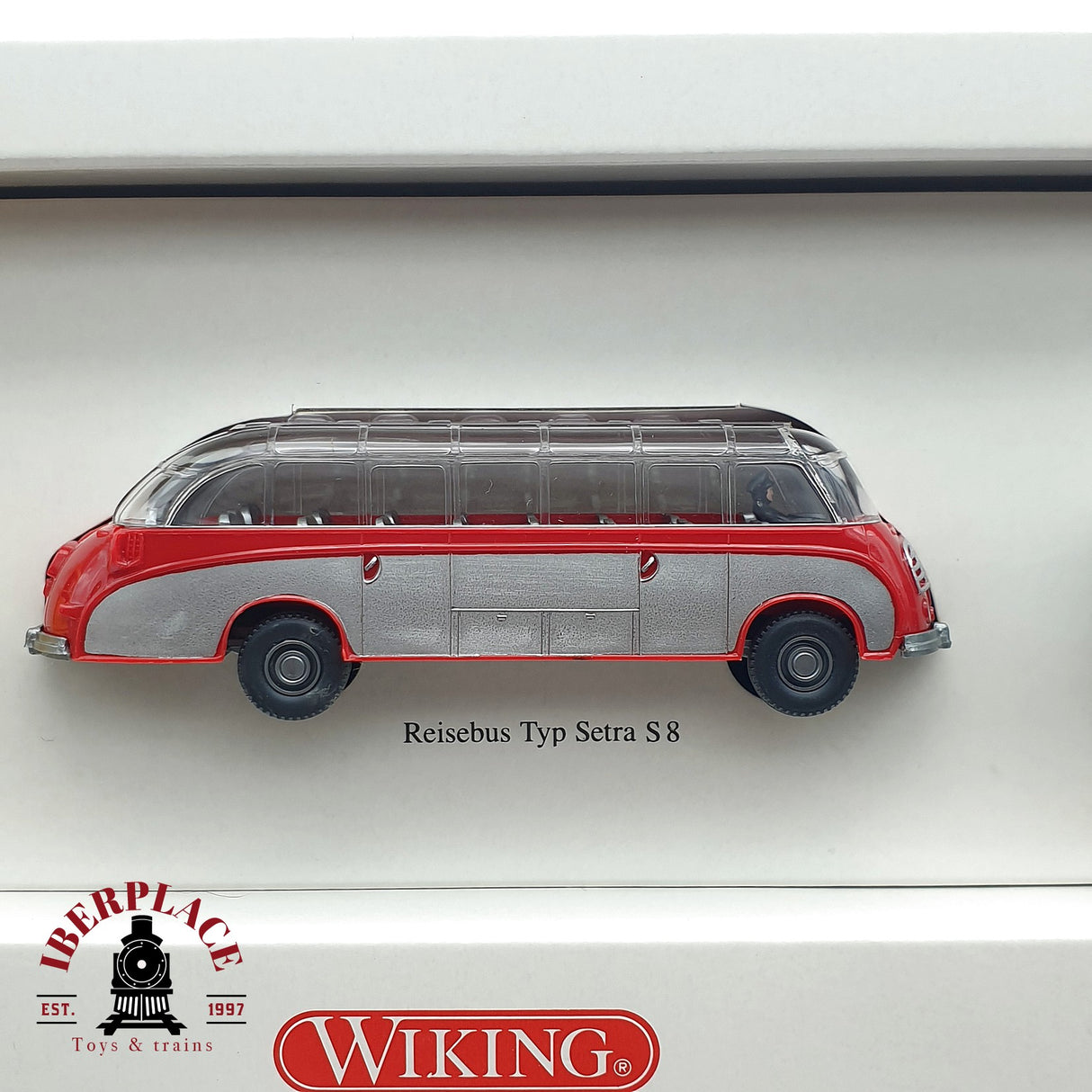 WIKING set de buses 50 años Mercedes Benz, Setra S8, Bussing Trambus H0 escala 1:87