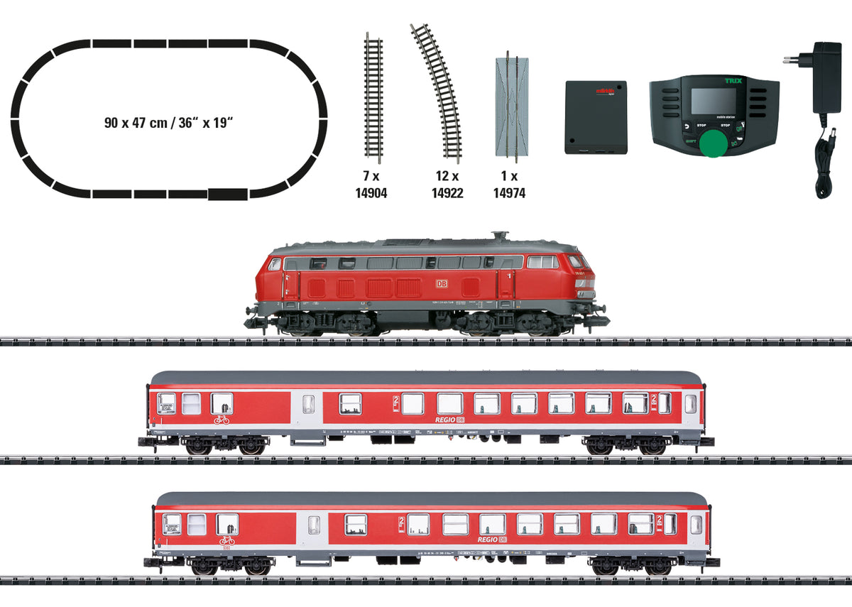 Minitrix 11170 – Set de iniciación Freizeitexpress – N 1:160 · Foto del fabricante