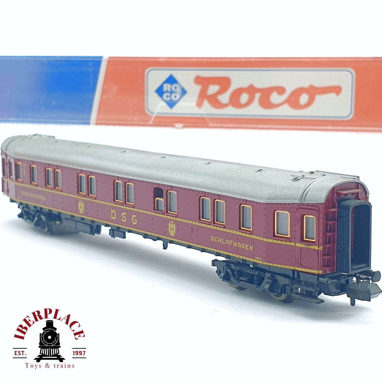 ♻️ 2da mano - Roco 24218 vagón pasajeros DSG coche cama N escala 1:160