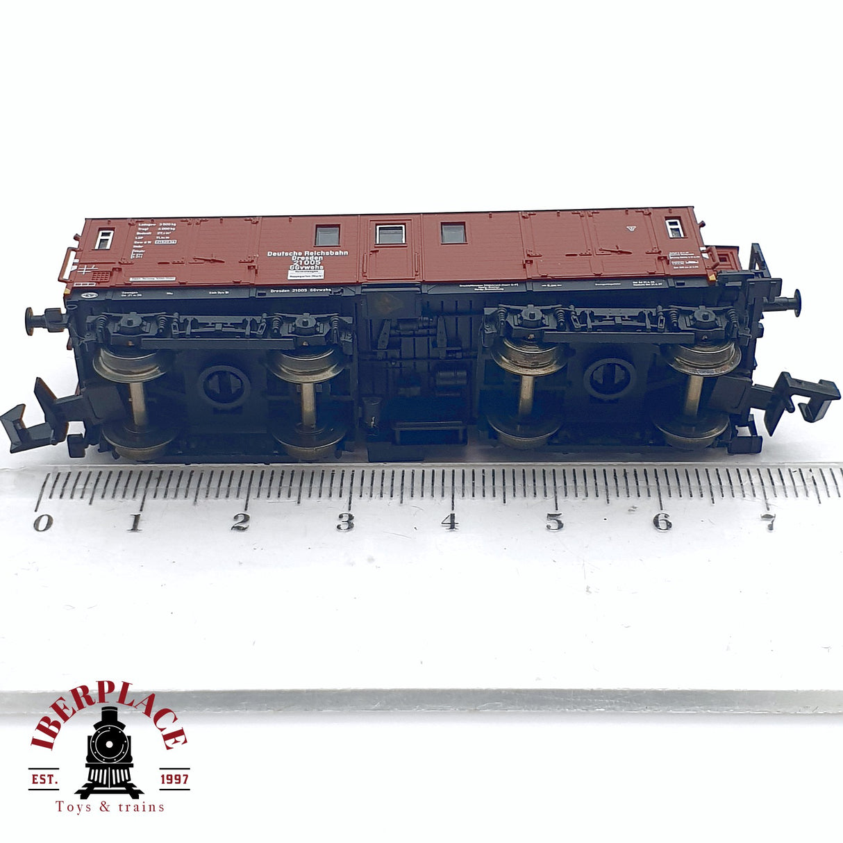 ♻️ 2da mano - Fleischmann 8394K vagón establo DR Dresden 21005 N escala 1:160