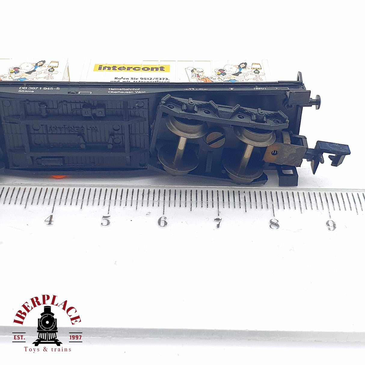 ♻️ 2da mano - Arnold 4958 vagón contenedores intercont DB N escala 1:160