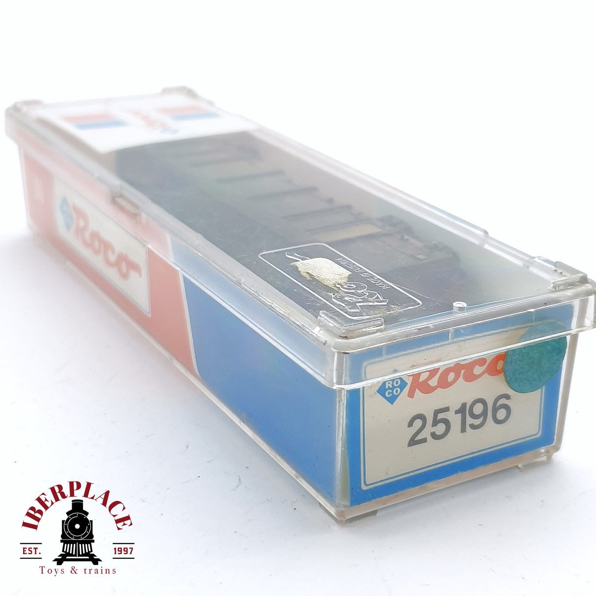 ♻️ 2da mano - Roco 25196 vagón mercancias envejecido con carbón N escala 1:160