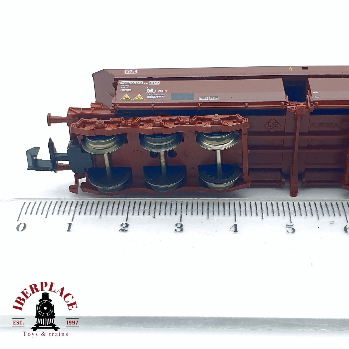 ♻️ 2da mano - Roco 25408 vagon tolva DB 666 4 313-5 N escala 1:160