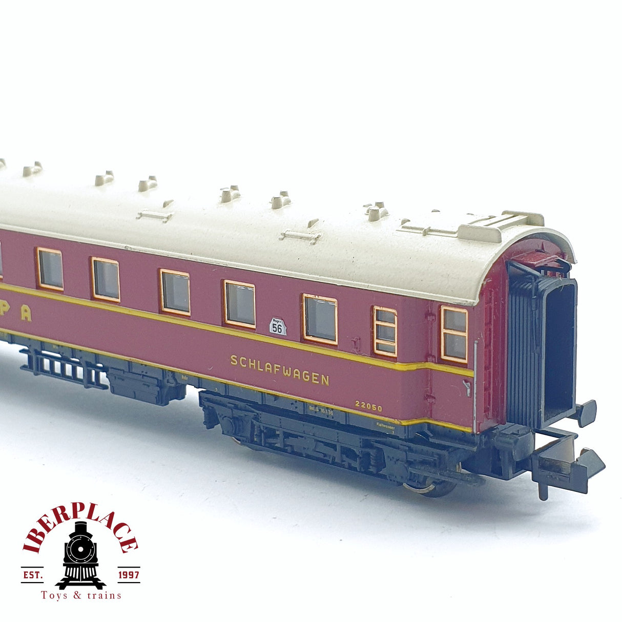 ♻️ 2da mano - Minitrix 3153 vagón pasajeros mitropa 22050 coche cama N escala 1:160