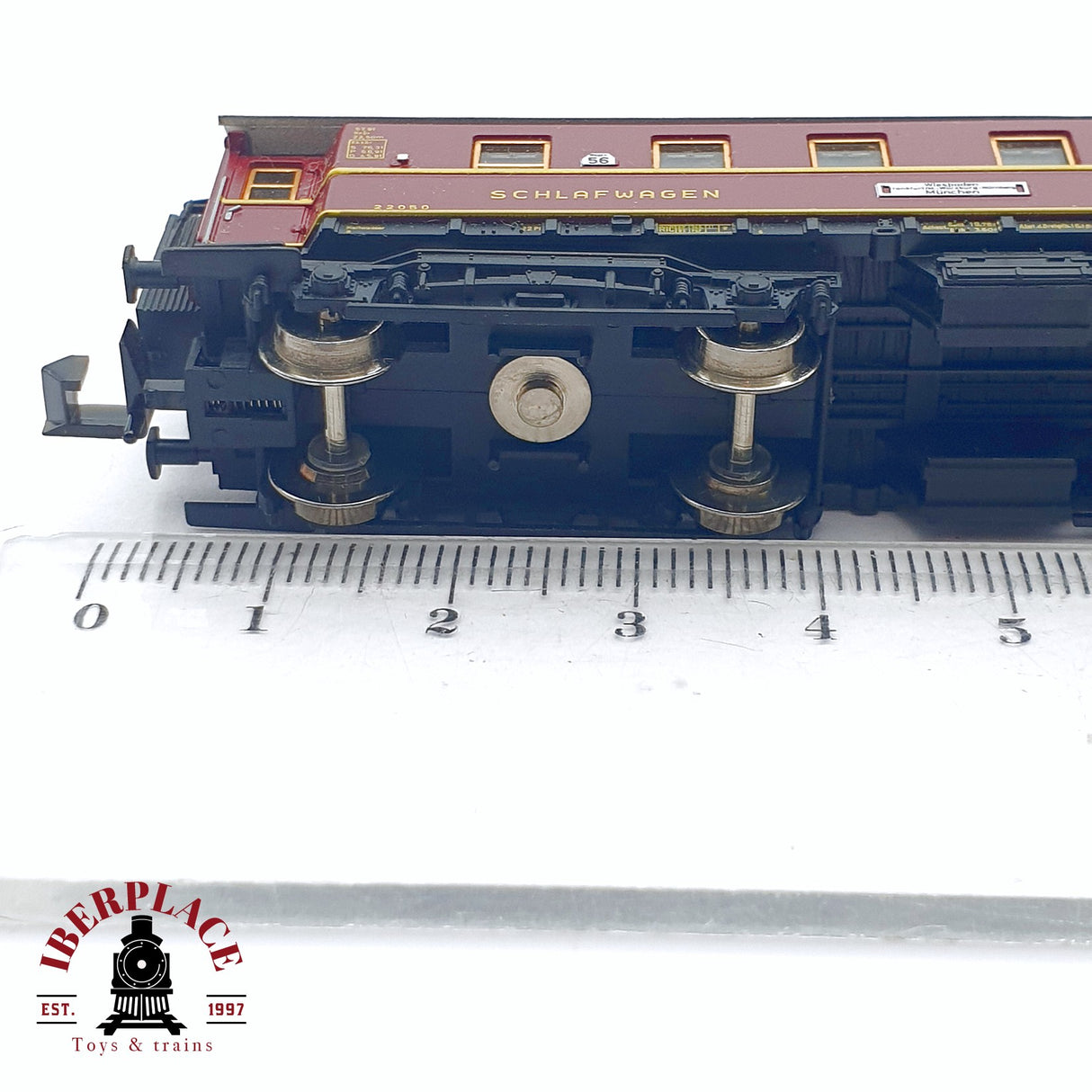 ♻️ 2da mano - Minitrix 3153 vagón pasajeros mitropa 22050 coche cama N escala 1:160