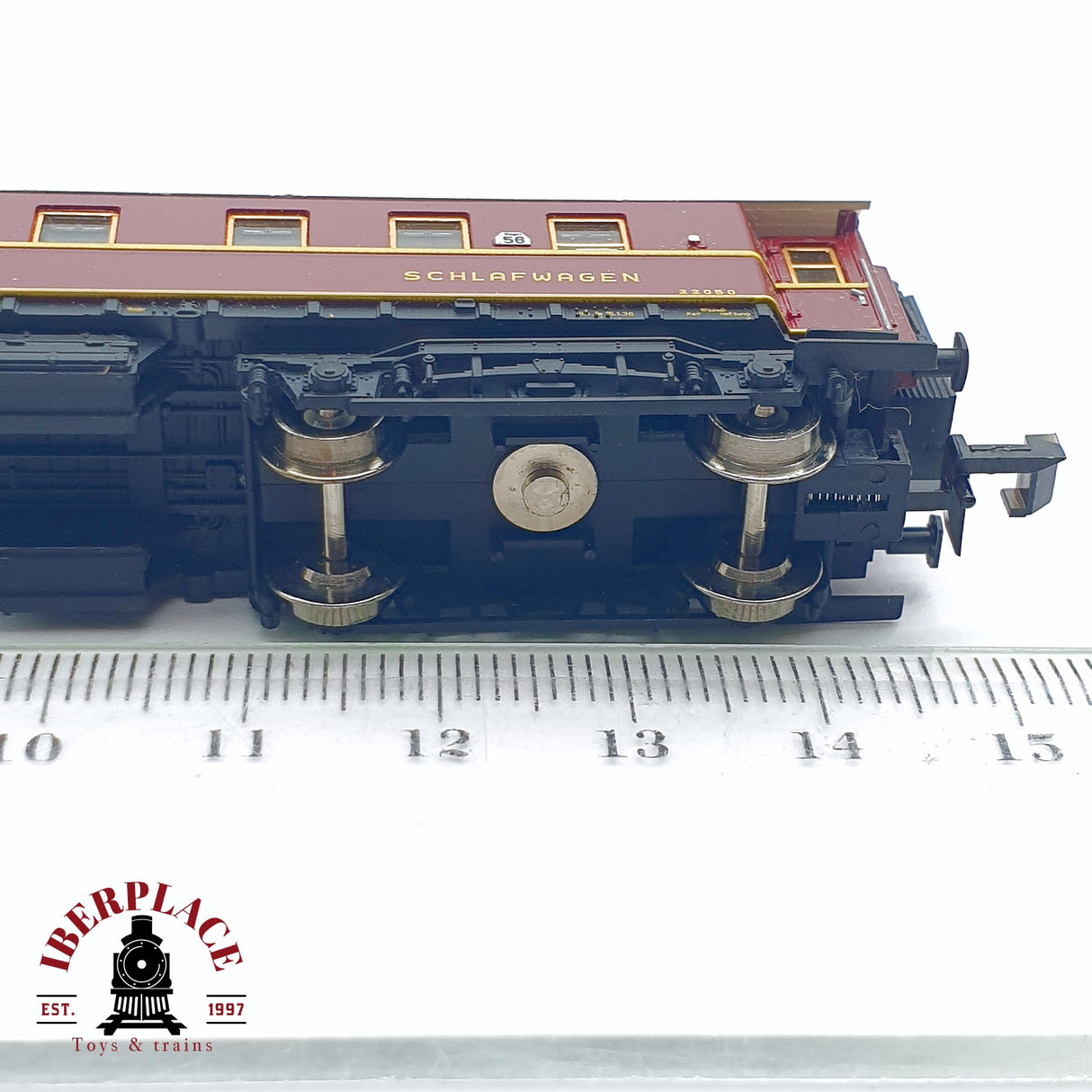 ♻️ 2da mano - Minitrix 3153 vagón pasajeros mitropa 22050 coche cama N escala 1:160