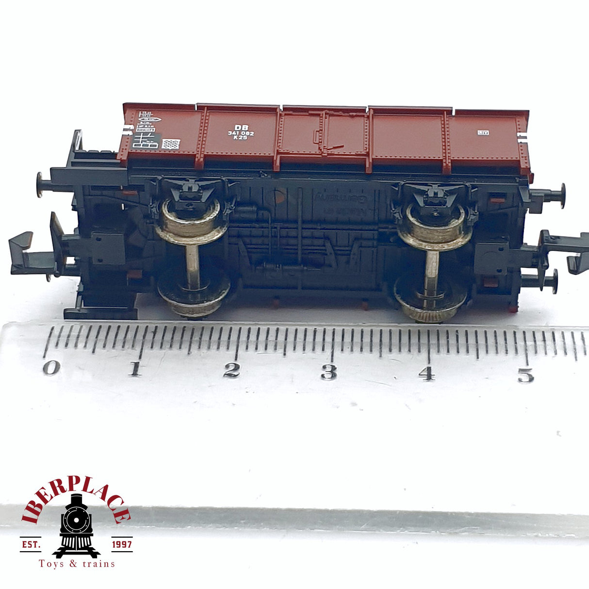 ♻️ 2da mano - Fleischmann 8219K vagón mercancias DB 341 082 N escala 1:160