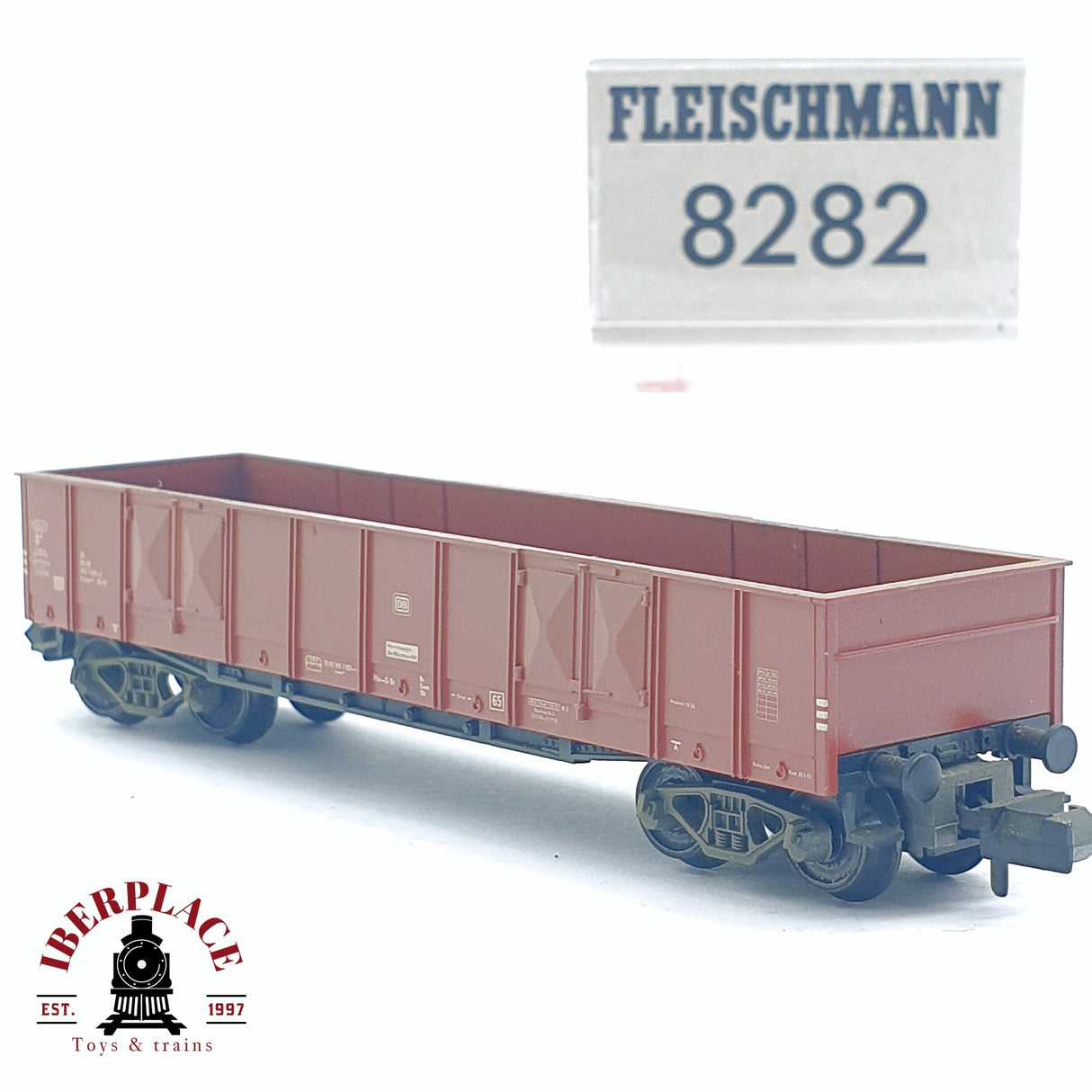 ♻️ 2da mano - Fleischmann 8282 vagón de bordes altos DB N escala 1:160