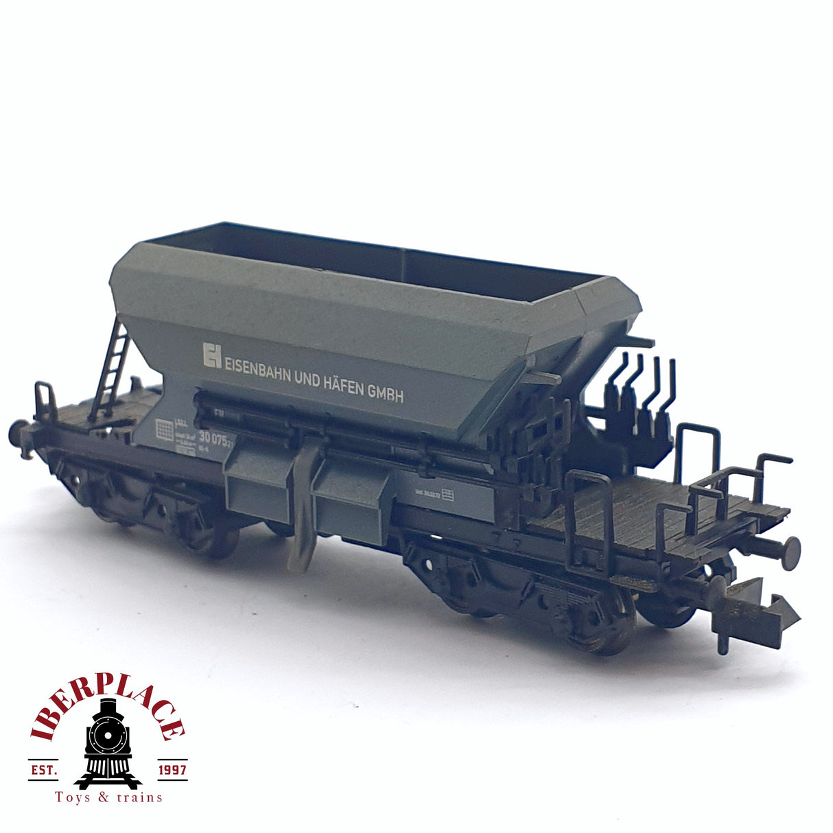 ♻️ 2da mano - Fleischmann 8526K vagón tolva Eisenbahn und häfen GMBH N escala 1:160