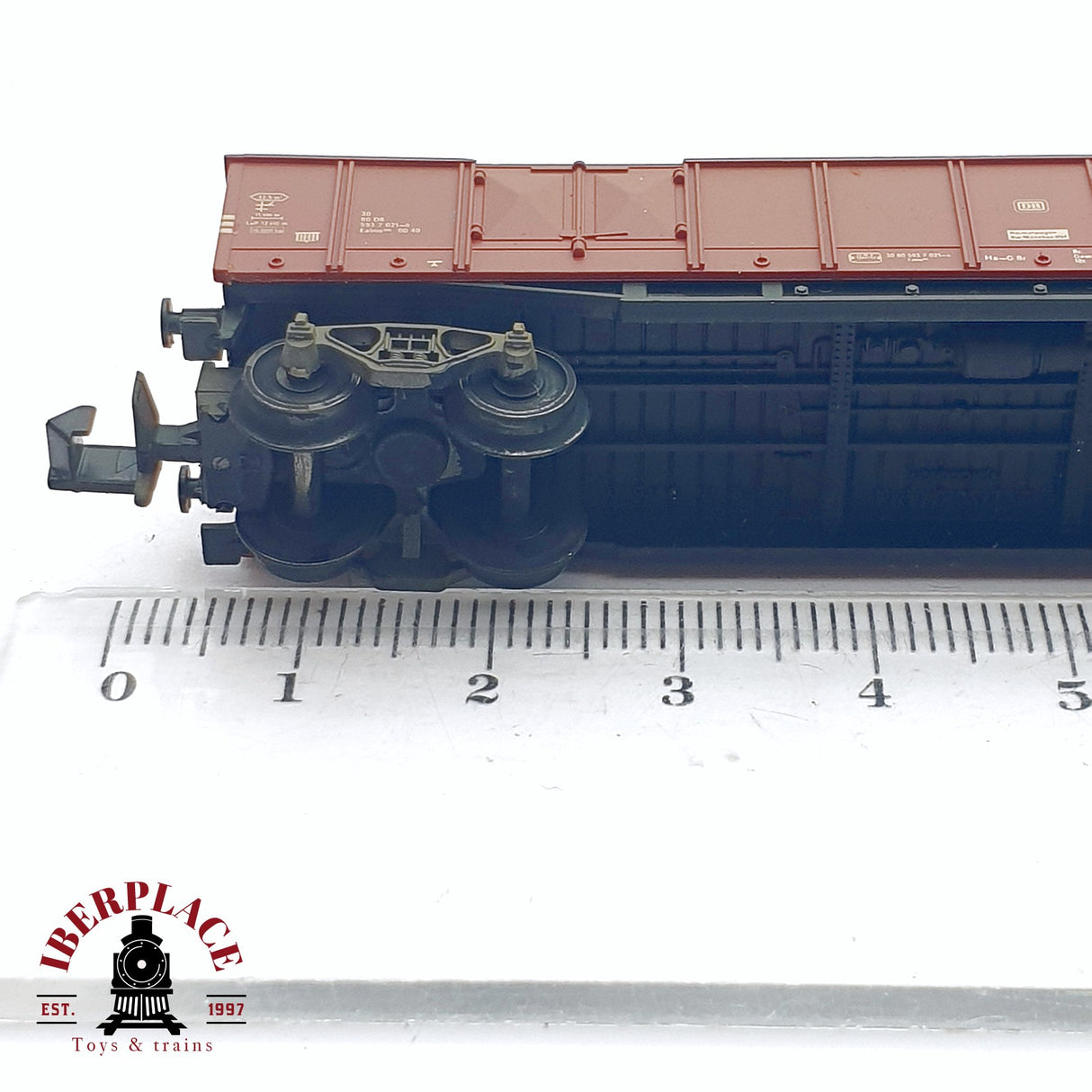 ♻️ 2da mano - Fleischmann 8282 vagón de bordes altos DB N escala 1:160