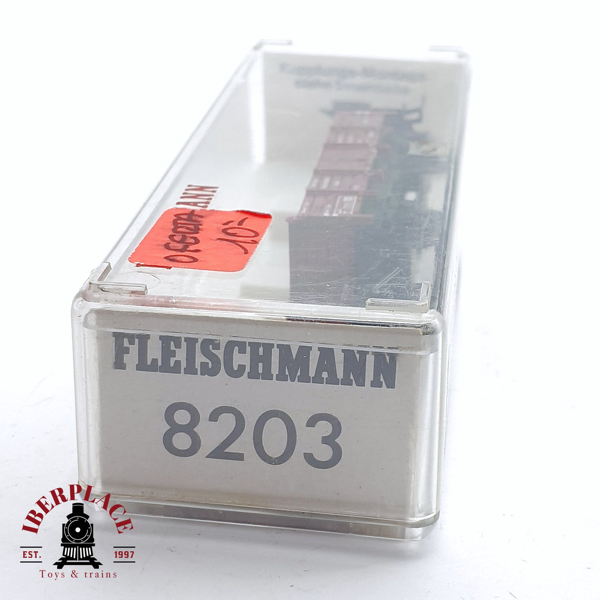 ♻️ 2da mano - Fleischmann 8203 vagón abierto con piedras DR N escala 1:160