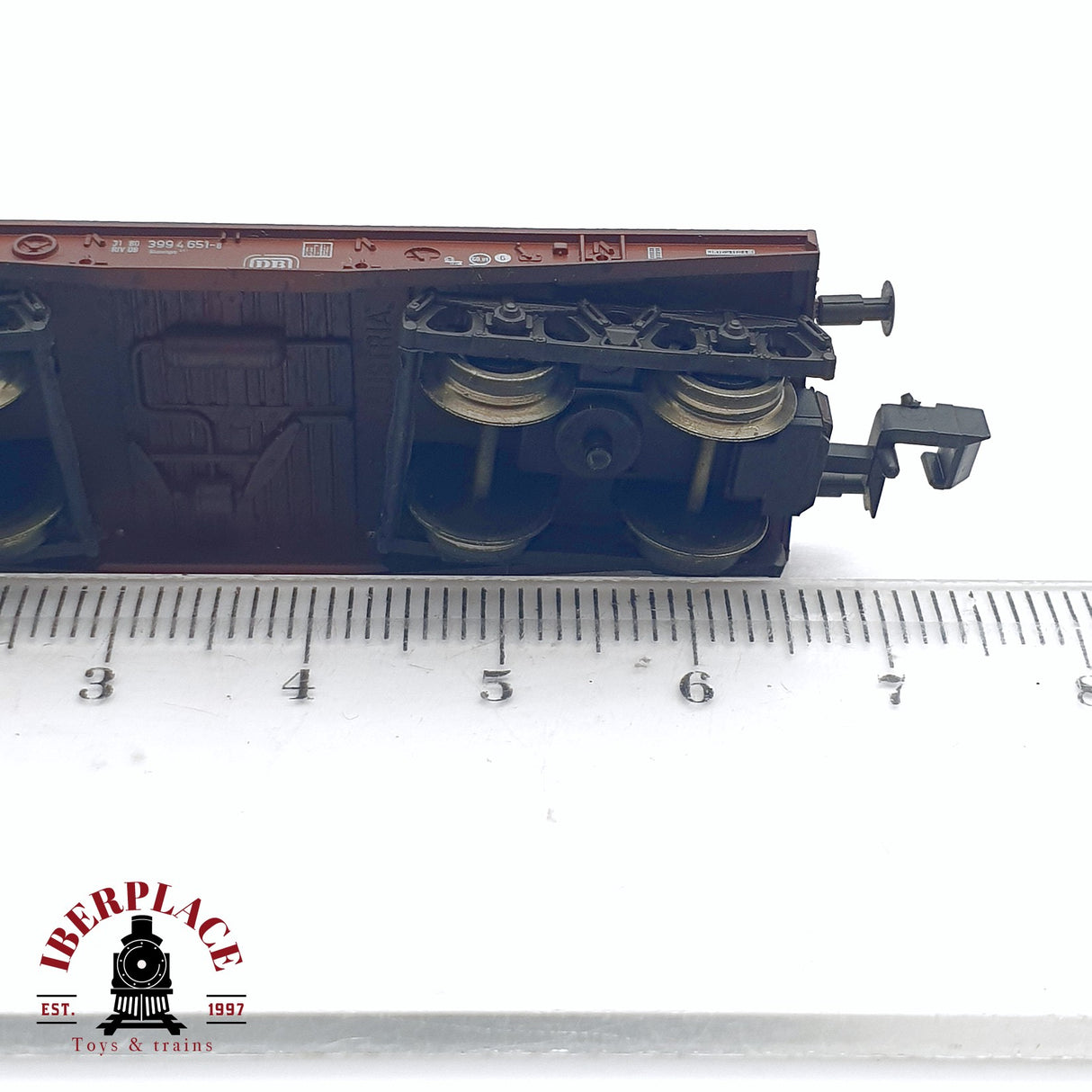 ♻️ 2da mano - Roco 25182 vagón plataforma DB N escala 1:160