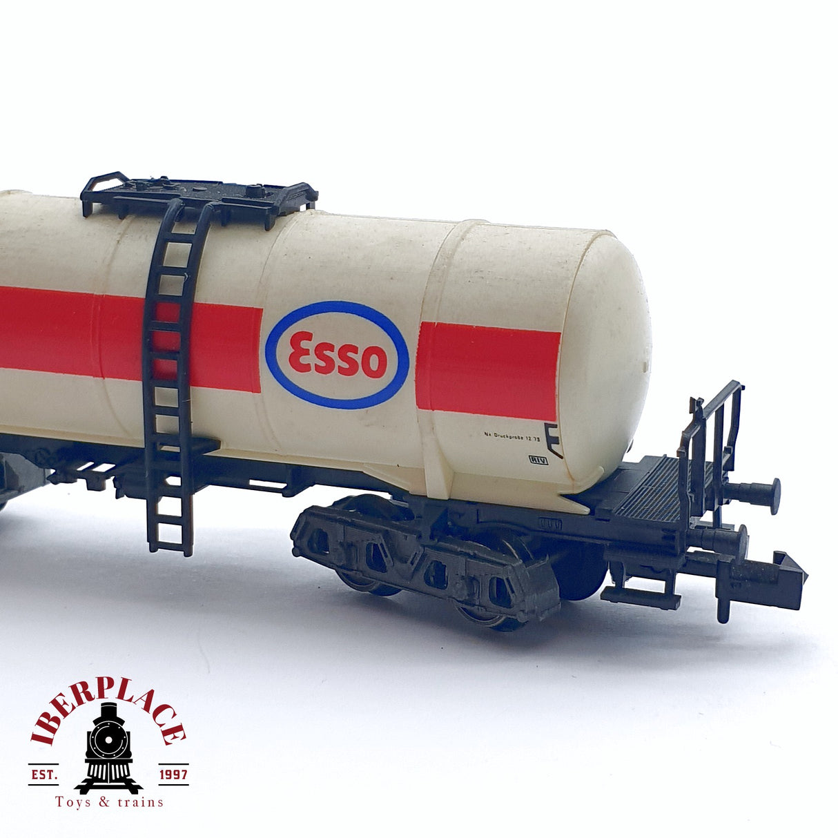 ♻️ 2da mano - Fleischmann 8480K vagón cisterna Esso DB N escala 1:160