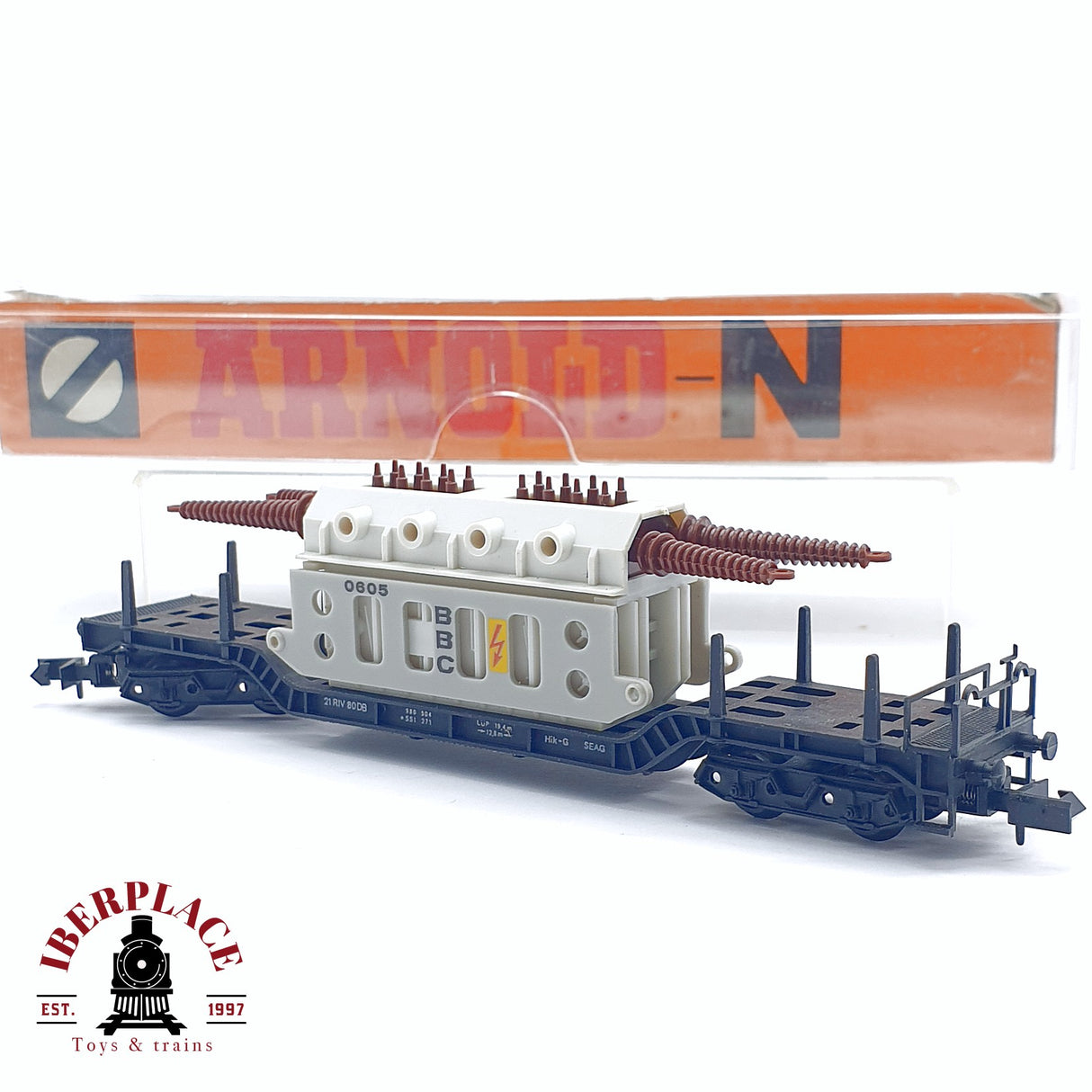 ♻️ 2da mano - Arnold 4910 vagón transformador BBC 0605 DB N escala 1:160