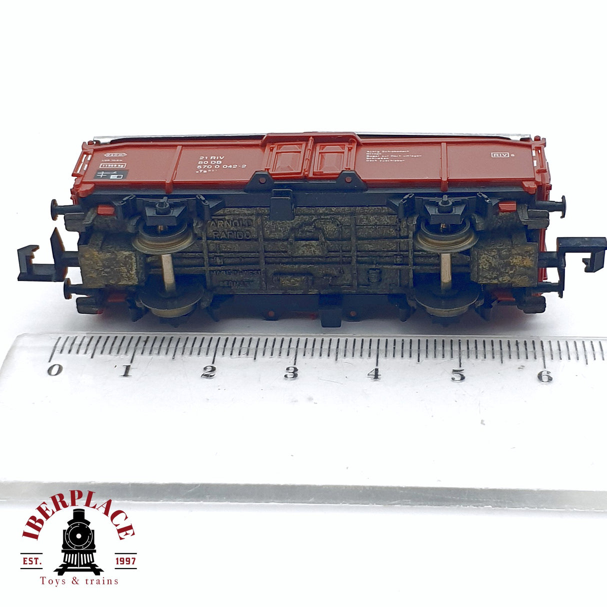 ♻️ 2da mano - Arnold 4401 vagón cerrado DB 570 0 042-2 N escala 1:160