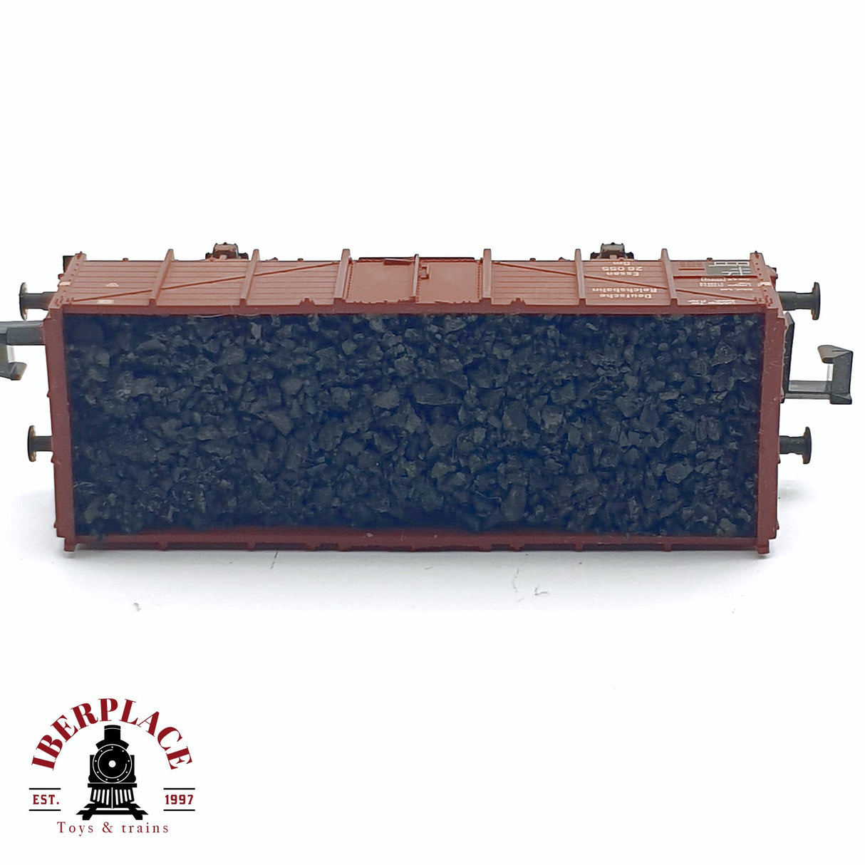 ♻️ 2da mano - Fleischmann 8515K vagón de borde alto DR 26 055 N escala 1:160