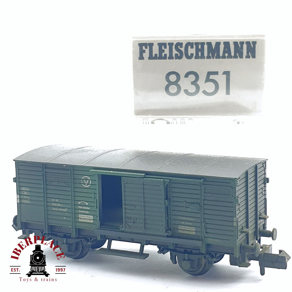 ♻️ 2da mano - Fleischmann 8351 vagón de herramientas DB N escala 1:160