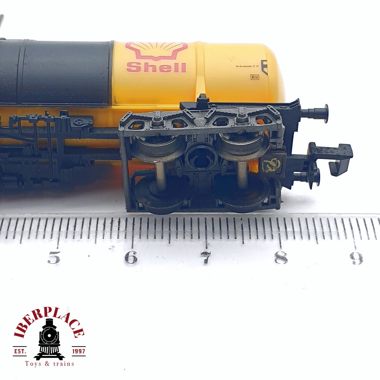 ♻️ 2da mano - Fleischmann 8481K vagón cisterna Shell DB N escala 1:160