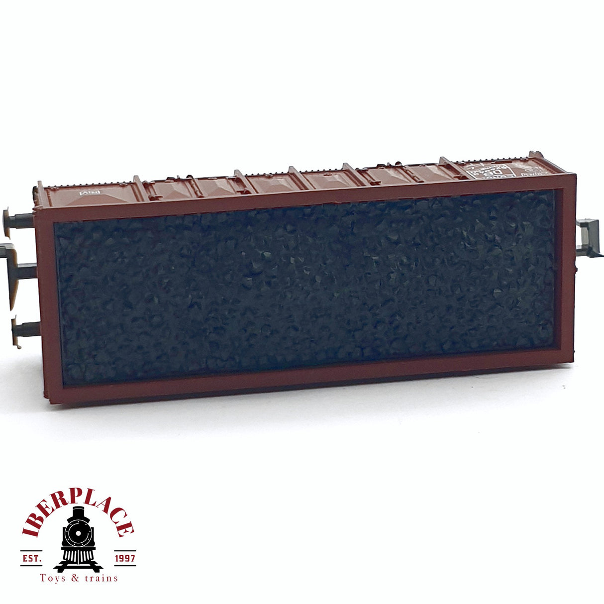 ♻️ 2da mano - Roco 02317A vagón de bordes altos con carbón EUROP DB N escala 1:160