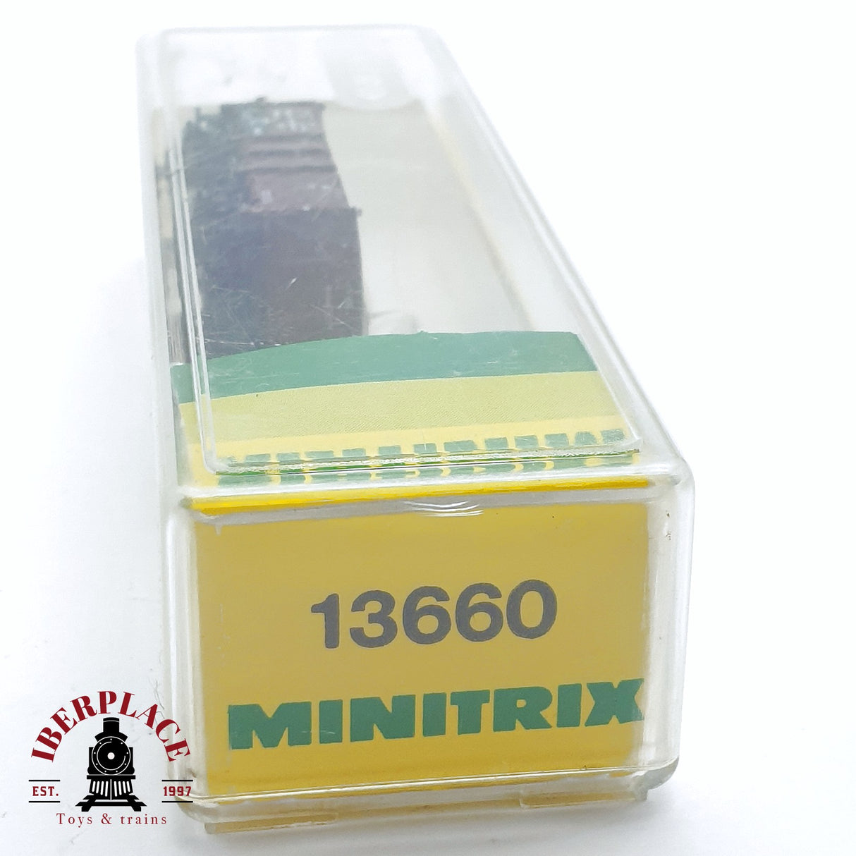 ♻️ 2da mano - Minitrix 13660 vagón mercancias de bordes altos DR N escala 1:160