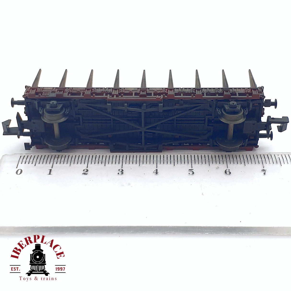 ♻️ 2da mano - Fleischmann 8856K vagón con estacas DB N escala 1:160