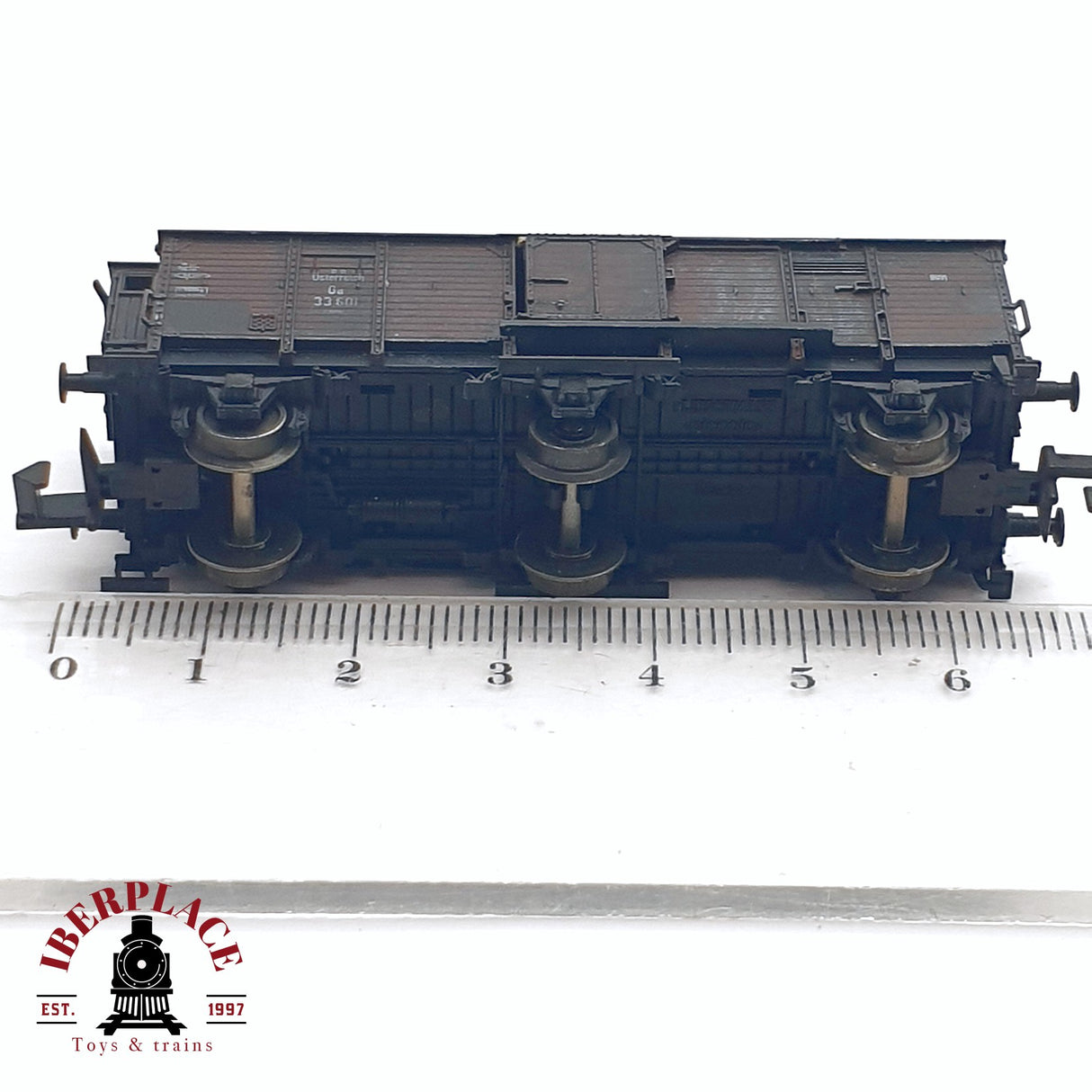 ♻️ 2da mano - Fleischmann 93 8380 A K vagón cerrado ÖBB N escala 1:160