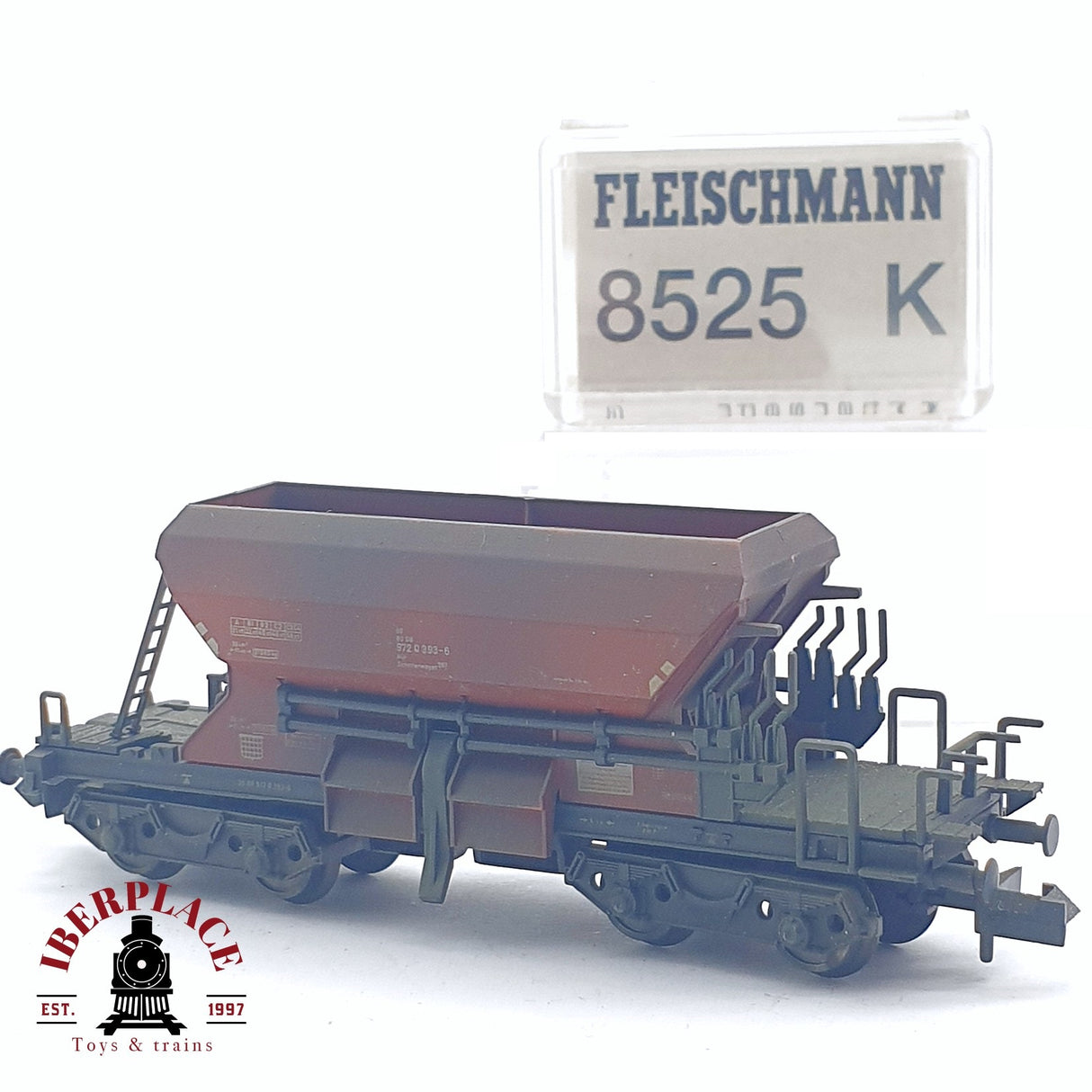 ♻️ 2da mano - Fleischmann 8525K vagón tolva DB N escala 1:160