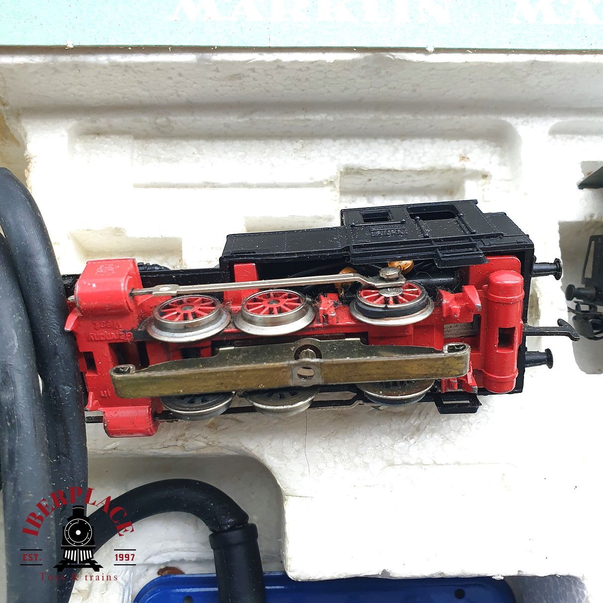 ♻️ 2 mano - Märklin 2953 Antiguo Set iniciación Locomotora 3020 H0 escala 1:87 A107