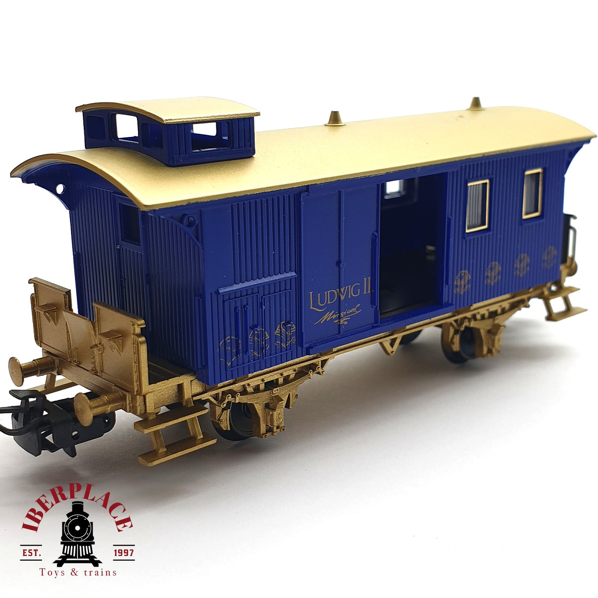 ♻️ 2 mano - Märklin 41071 vagon equipajes Ludwig II H0 escala 1:87 A107