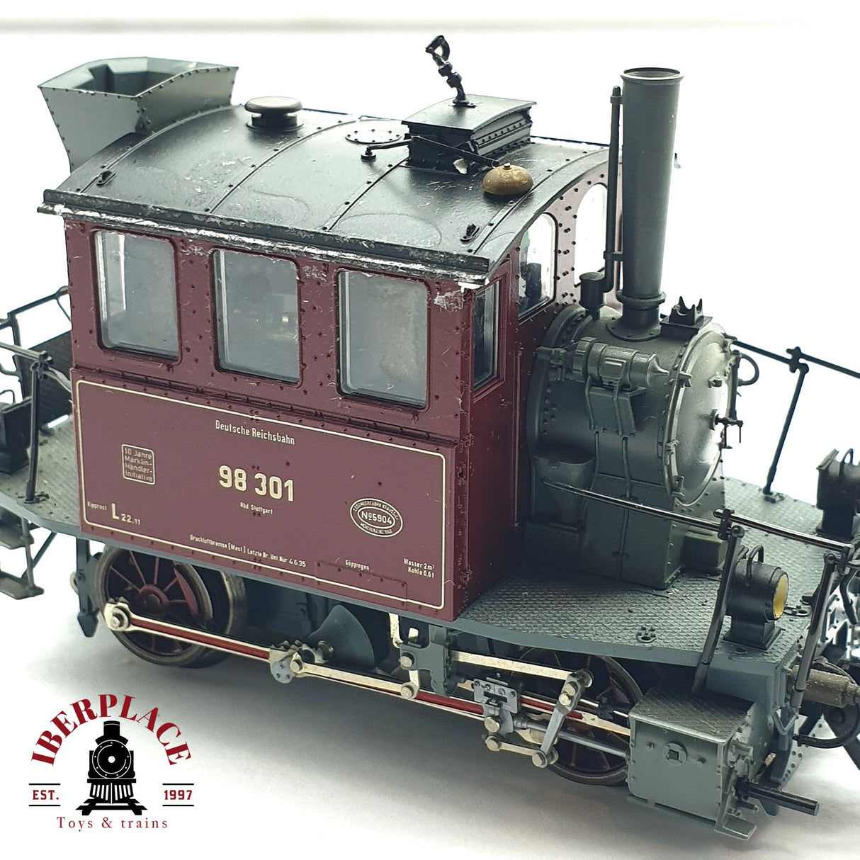 ♻️ 2 mano - Märklin 28972 Locomotora desfile Glaskasten DR H0 escala 1:87 A107