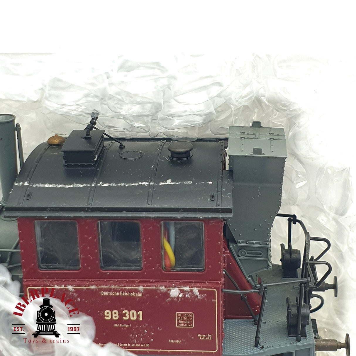 ♻️ 2 mano - Märklin 28972 Locomotora desfile Glaskasten DR H0 escala 1:87 A107