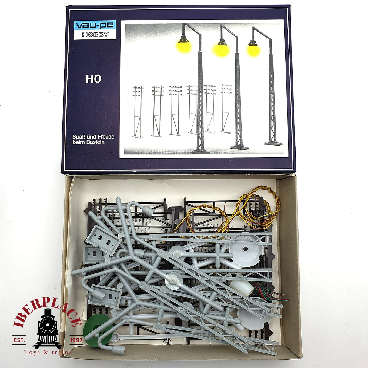 ♻️ 2da mano - Vaupe Hobby 8720 Farolas y postes de telégrafos H0 escala 1:87 E15