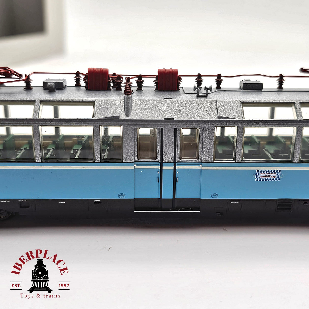 ♻️ 2da mano - AC Märklin 37580 Locomotora panorámica BR 491 DB Ep IV H0 escala 1:87 A16
