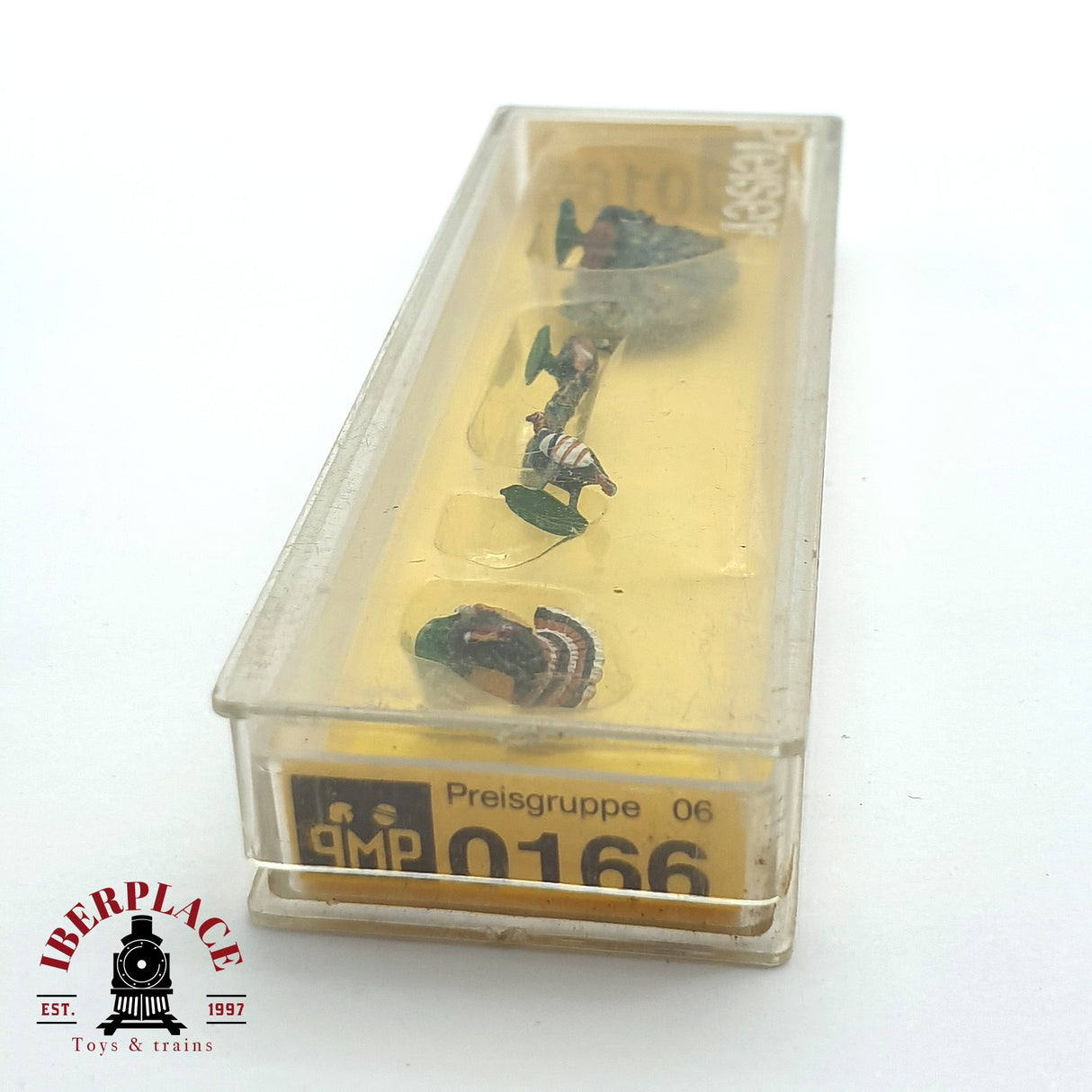 ♻️ 2da mano - Preiser 0166 animales pavos reales H0 escala 1:87 E15