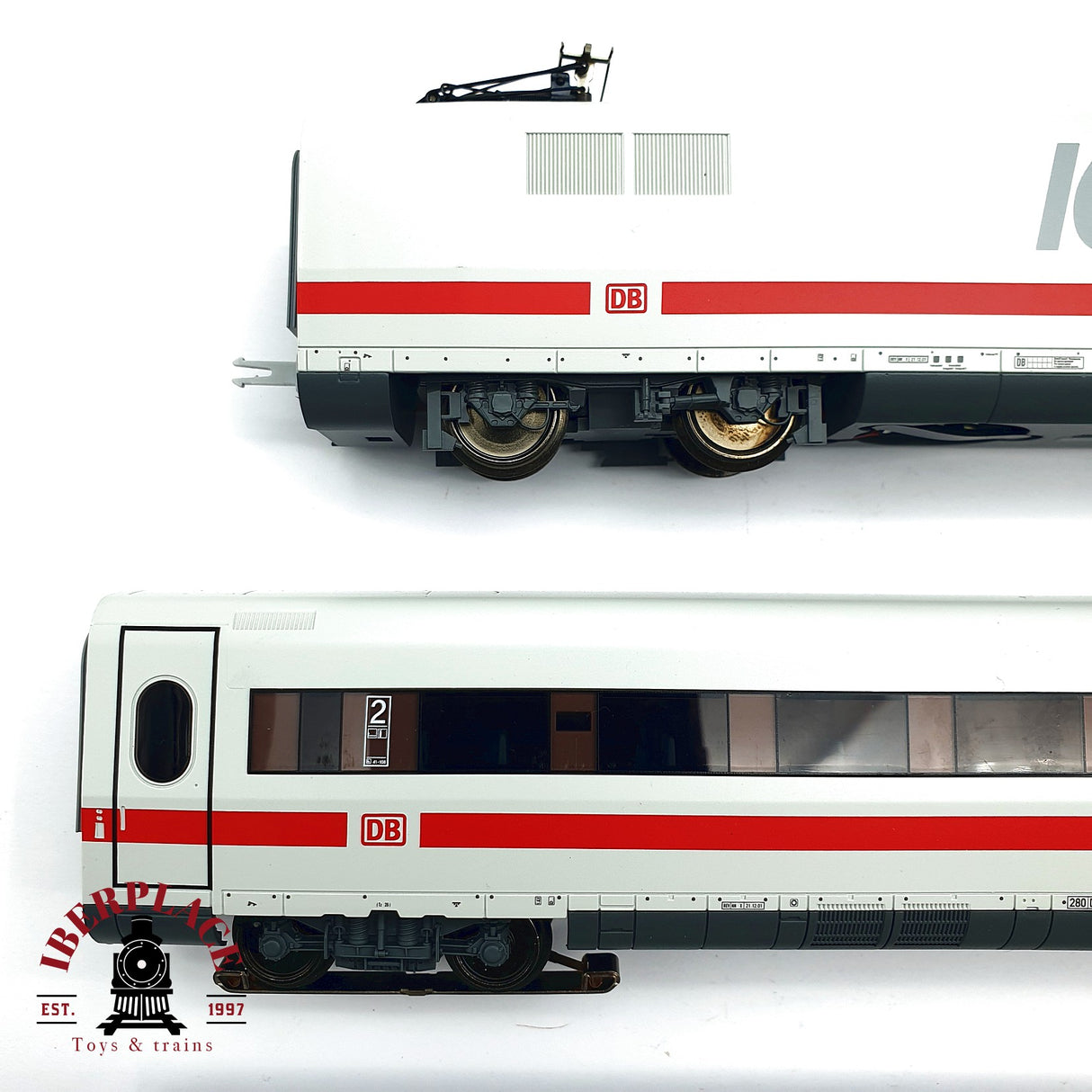 ♻️ 2da mano - Märklin Dig. Locomotora con sonido mfx ICE + Bord Restaurante DB H0 escala 1:87 A11