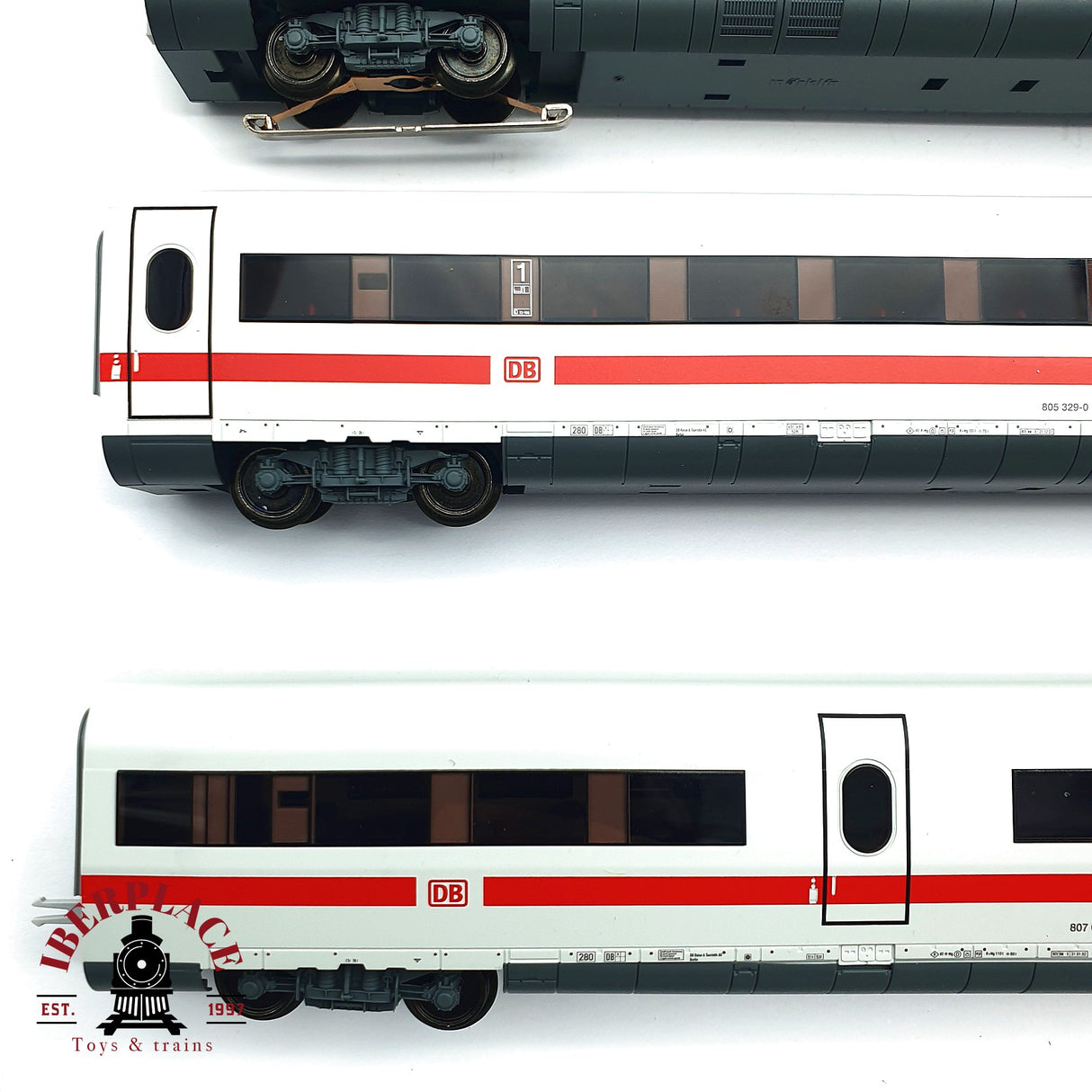 ♻️ 2da mano - Märklin Dig. Locomotora con sonido mfx ICE + Bord Restaurante DB H0 escala 1:87 A11