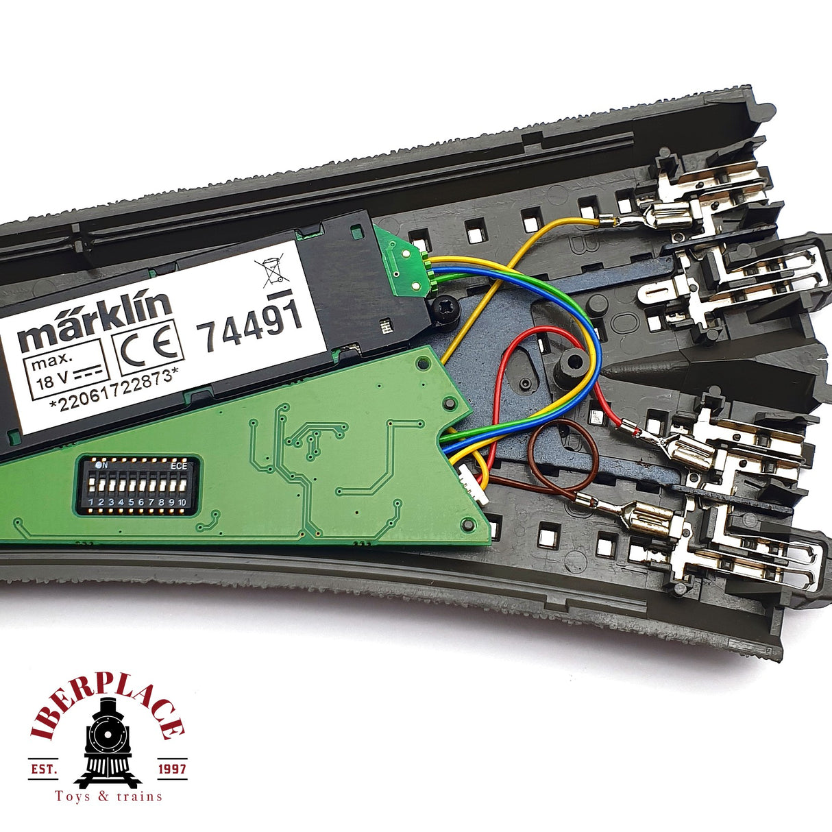 ♻️ 2da mano - Märklin 20611 desvió a la izquierda con decoder tipo C H0 escala 1:87 A11 3/3