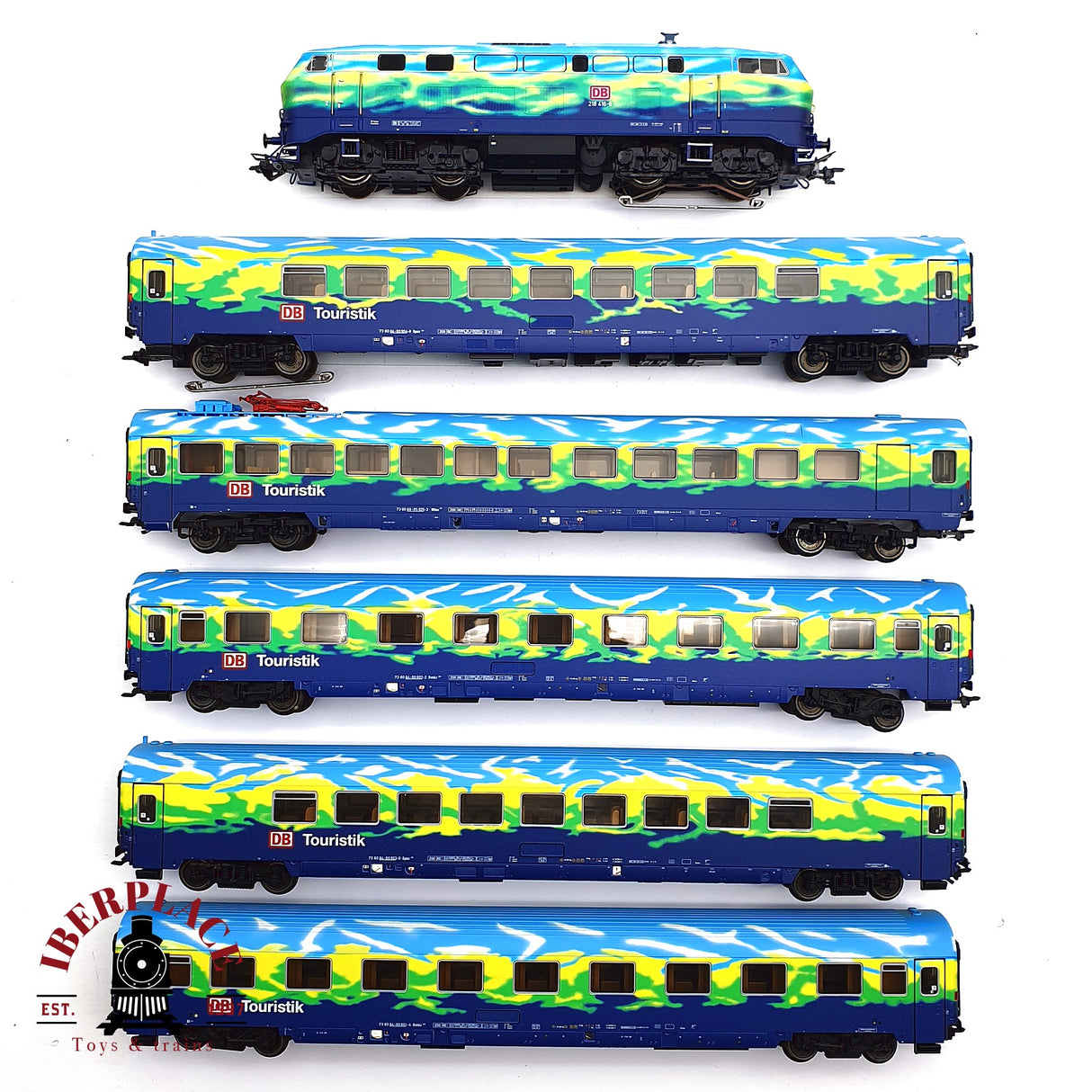 ♻️ 2da mano - Märklin 39218 / 43878 Dig. Locomotora con sonido mfx DCC Touristik con iluminación interior H0 escala 1:87 A11