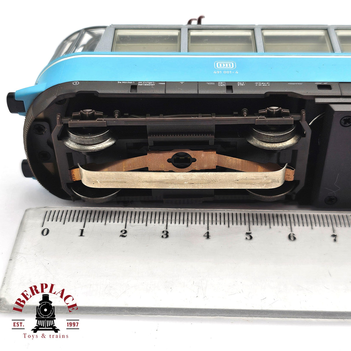 ♻️ 2da mano - AC Märklin 37580 Locomotora panorámica BR 491 DB Ep IV H0 escala 1:87 A16